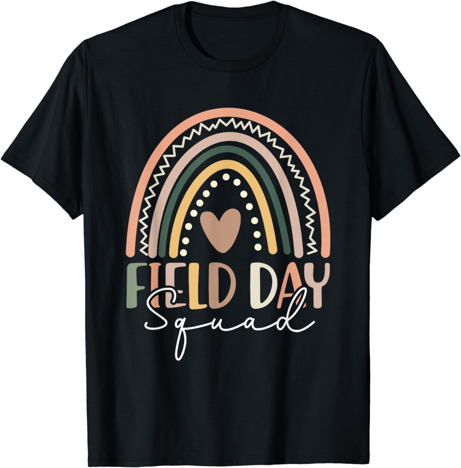 Field Day Squad 2024 Field Trip Rainbow Kids Student Teacher TShirt