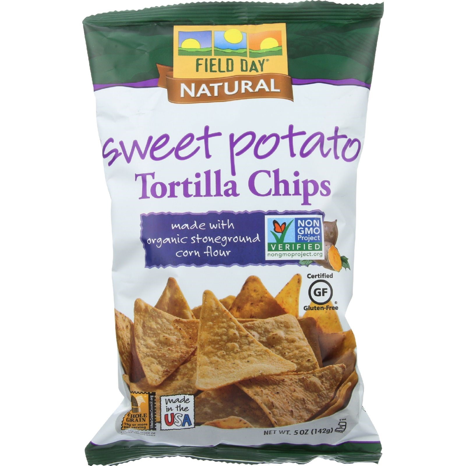 Field Day Sweet Potato Tortilla Chips, 5 Oz