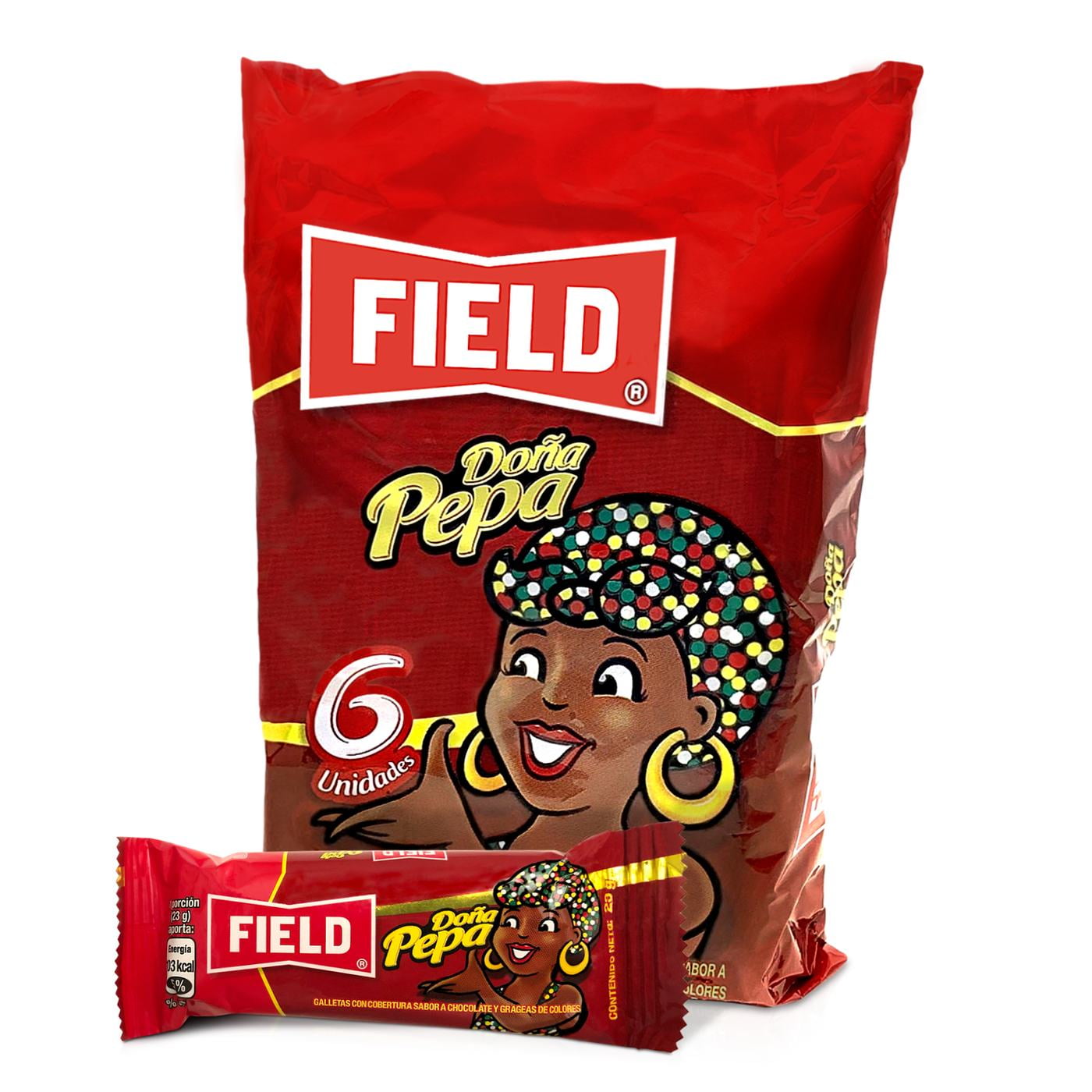 Field Dona Pepa Peruvian Chocolates Cookies 6 Count Bag