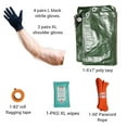 Field Dressing kit, Kill kit, Game Bags, tarp, Leak Proof Meat Bag, Paracord Rope, Nitrile