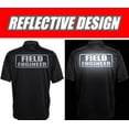 thumbnail image 1 of Field Engineer Polo REFLECTIVE design, Performance Polo, 1 of 5