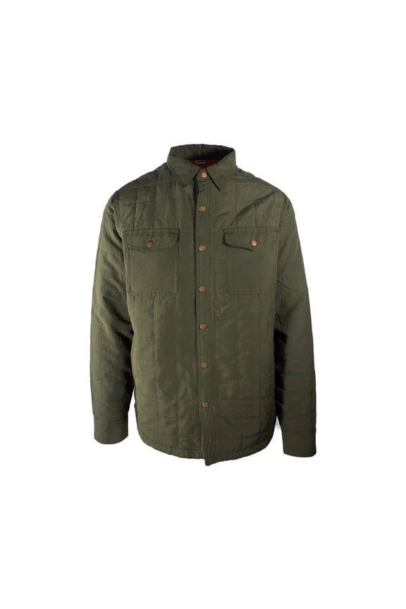 Men's Jacket Padded Grey, Brown, Green Shirt