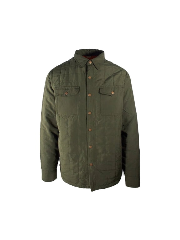 Men's Jacket Padded Grey, Brown, Green Shirt