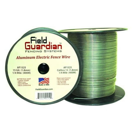 Field Guardian 15 GA. Aluminum Wire, 1/4 Mile