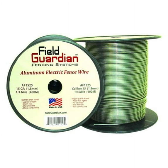Field Guardian 15 GA. Aluminum Wire, 1/4 Mile