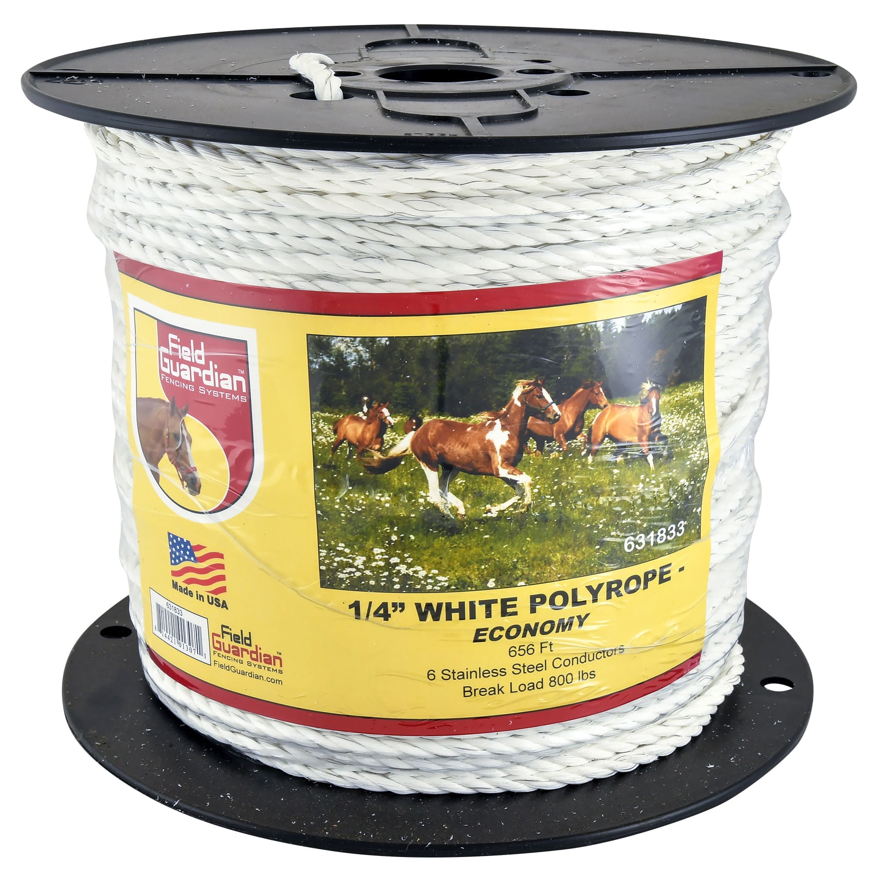 Field Guardian 1/4 in. White Economy Polyrope
