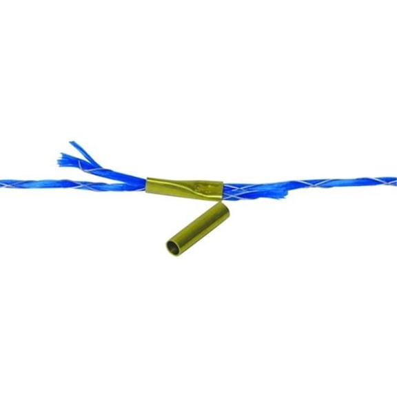 Field Guardian 666202 Polywire Crimps, Brass