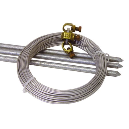Field Guardian Conductive Galvanized Steel Complete Grounding Kit, 6 Feet