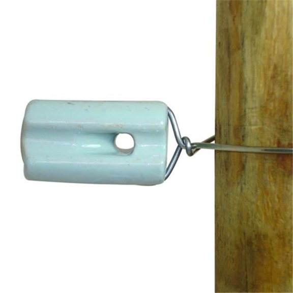 Porcelain Insulator - Blunt End (10-Pack)