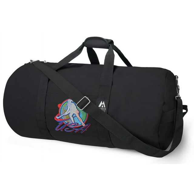 Field Hockey Duffel Bag or Field Hockey Gym Bag with Tough Metal