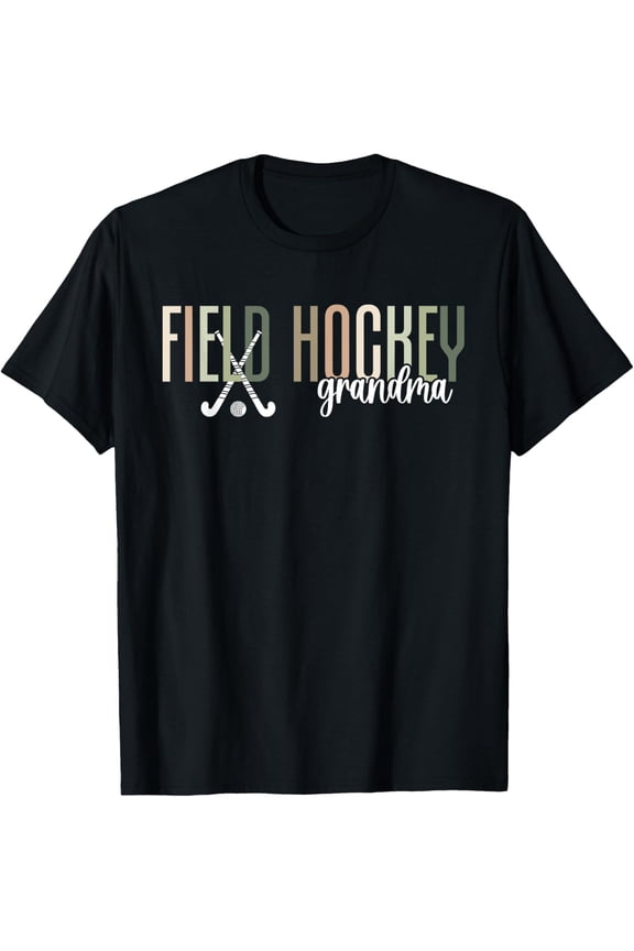 Field Hockey Grandma Player Grandmother Graphic T-Shirt