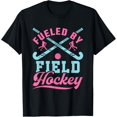 thumbnail image 1 of Field Hockey Player Team Practice Women Teen Girls T-ShirtMen and women, Black T-shirt, size: Extra large S-4XL, 1 of 4