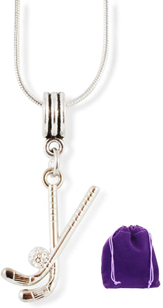 Hockey Girl Stuff Field Hockey Stick Field Hockey Necklace, Girls