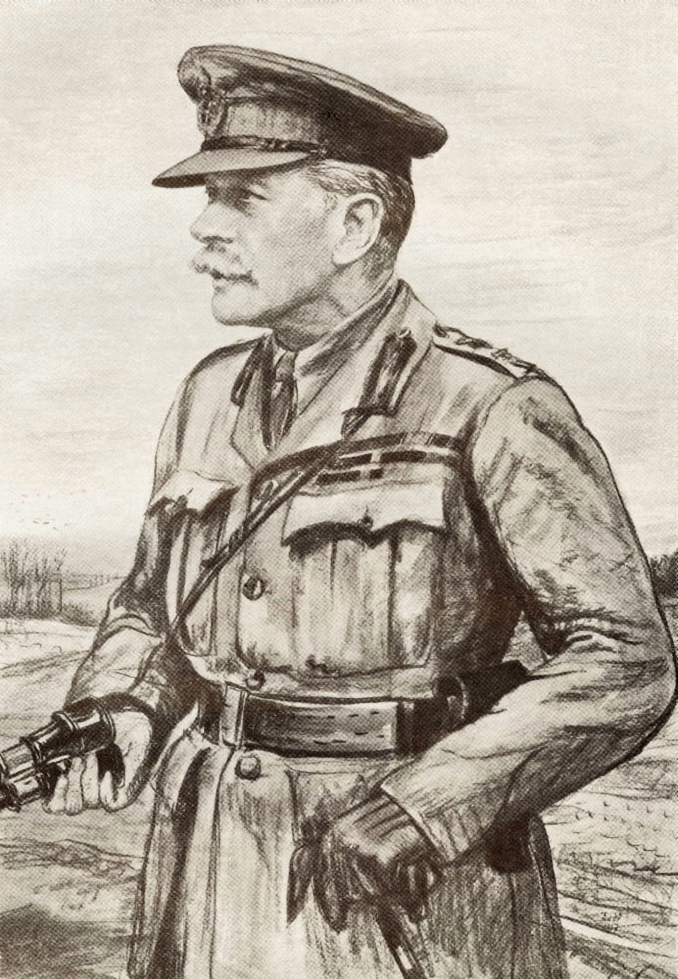 Field Marshal Douglas Haig 1St Earl Haig 1861 Canvas Art - Ken Welsh Design Pics (24 x 36)