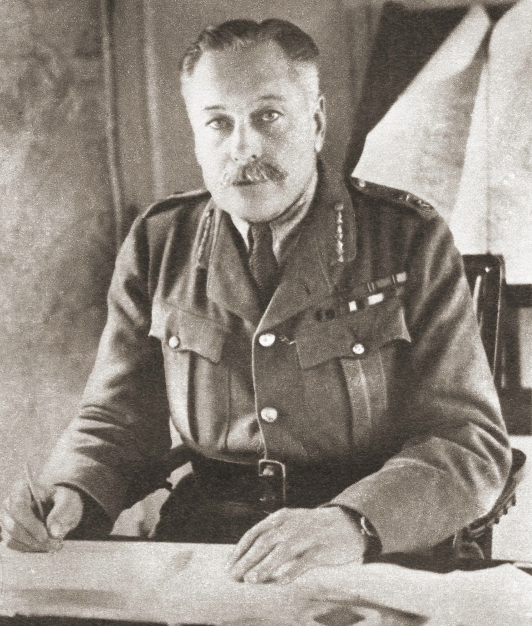 Field Marshal Douglas Haig 1St Earl Haig 1861 Canvas Art - Ken Welsh Design Pics (26 x 30)