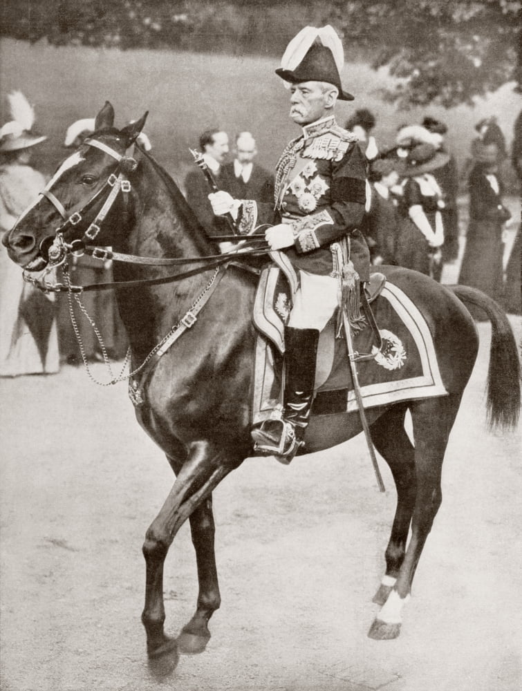 Field Marshal Frederick Sleigh Roberts 1St Earl Roberts 1832 1914 Indian Born British Soldier From La Esfera 1914 Canvas Art - Ken Welsh Design Pics (12 x 16)