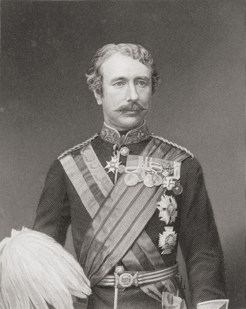 Field Marshal Garnet Joseph Wolseley 1St Viscount Wolseley 1833 To 1913 British Army Officer From The Age We Live In A History Of The Nineteenth Century Canvas Art - Ken Welsh Design Pics (13 x 16)
