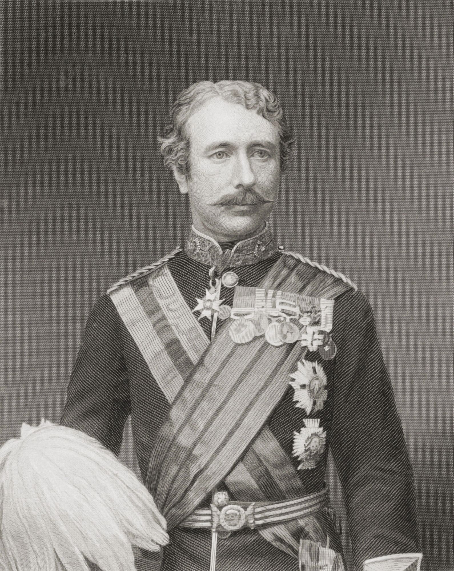 Field Marshal Garnet Joseph Wolseley 1St Viscount Wolseley 1833 To 1913 British Army Officer From The Age We Live In A History Of The Nineteenth Century Canvas Art - Ken Welsh  Design Pics (26 x 32)