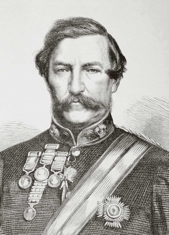 Field Marshal Robert Cornelis Napier 1St Baron Napier Of Magdala 1810 Canvas Art - Ken Welsh Design Pics (24 x 34)