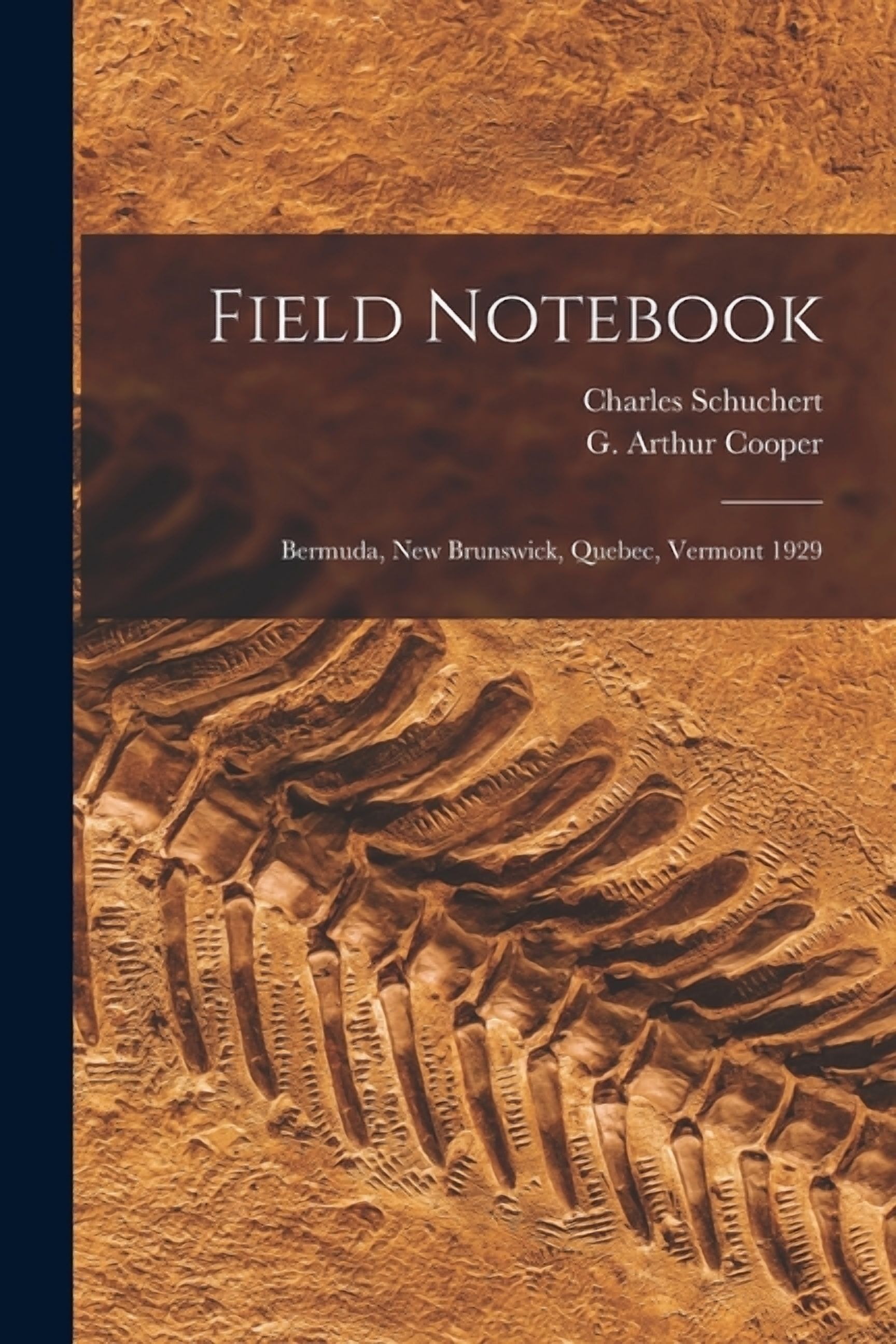 Field Notebook: Bermuda, New Brunswick, Quebec, Vermont 1929 Paperback 1013891082 9781013891083 Charles Schuchert