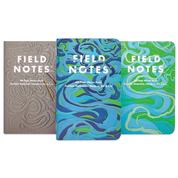 Field Notes Is a River Alive? Notebooks - Set of 3, 5-1/2" x 3-1/2"
