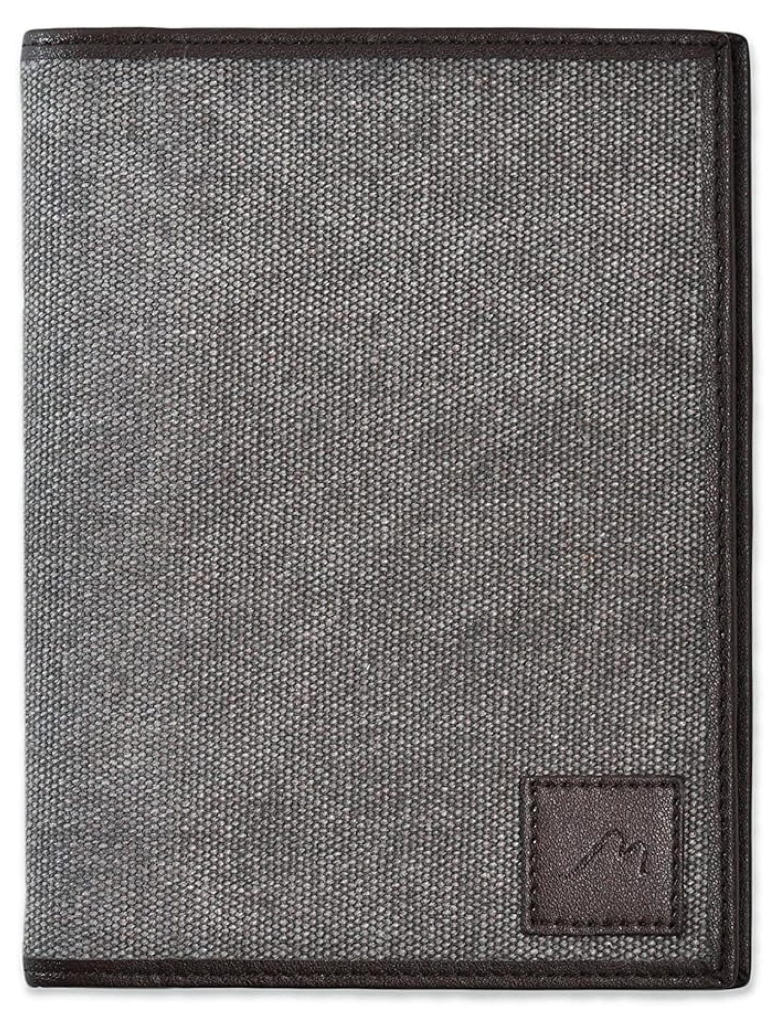 Field Notes / Moleskine Pocket Notebook Cover - Canvas with Vegan Leather