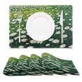 thumbnail image 1 of Field Of Daisies Reversible Placemat Non Slip Coffee Mat 18x12 Inch for Dining, Kitchen, Coffee, 1 of 9
