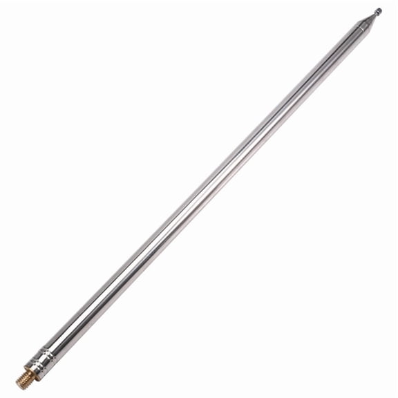 Field Radio 5.6m Telescopic Stainless Steel Shortwave Antenna for HF with M10 Thread, 14 Sections, Folded 19.7in