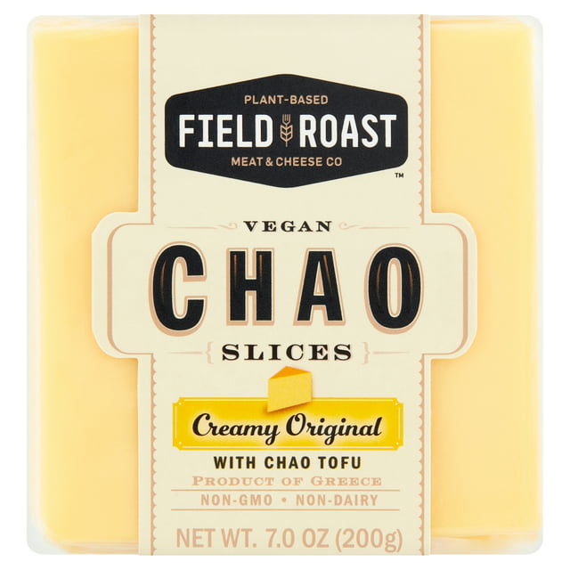 Field Roast Refrigerated Chao Creamy Dairy Free Original Slices, 7 oz Plastic