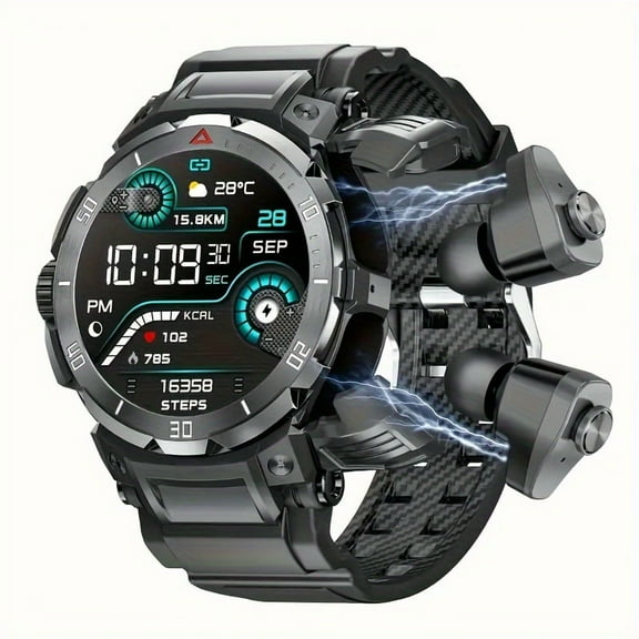 Field Smartwatch (Receive/Make Calls), 2025 Newest Android Wireless Calling Smartwatch, Rugged Outdoor Fitness Tracker With Steps, Waterproof/Sleep, Suitable For Men Dad Husband
