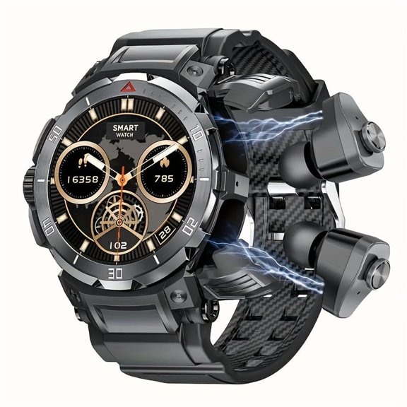 Field Smartwatch (Receive/Make Calls), 2025 Newest Android Wireless Calling Smartwatch, Rugged Outdoor Fitness Tracker With Steps, Waterproof/Sleep, Suitable For Men Dad Husband