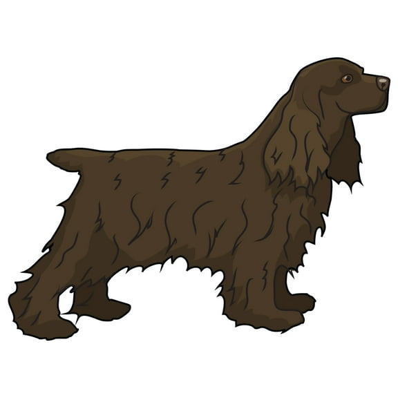 Field Spaniel Decal | Indoor/Outdoor | Dog Lover Super Cute Sticker for SUV Windows, Dorm Rooms, Bedroom, Offices | SignMission personalized gift | 36"