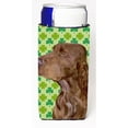 thumbnail image 1 of Field Spaniel St. Patricks Day Shamrock Portrait Michelob Ultra bottle sleeves For Slim Cans - 12 oz., 1 of 1