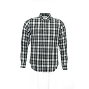 Field & Stream Black Plaid Button Down Shirt Sport , Size Small