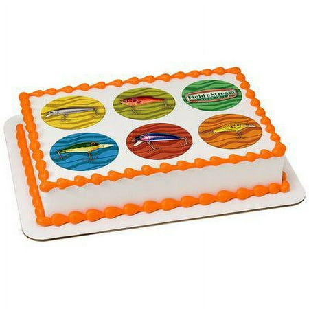 Field & Stream- Cookie&Cake Edible Decoration, 6-3inch round images
