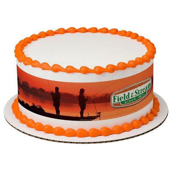 Field & Stream Sunset Edible Cake Border Decoration