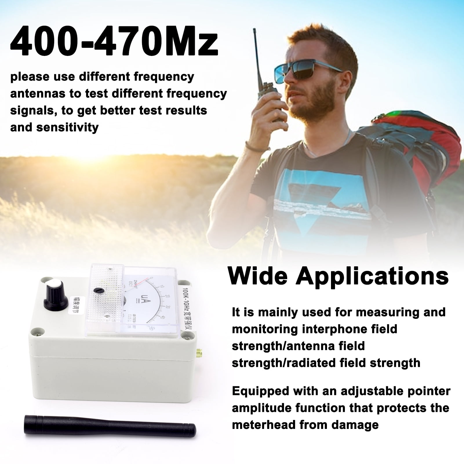 Field Strength Meter,Field Intensity Indicator Field Meter Indicator ...