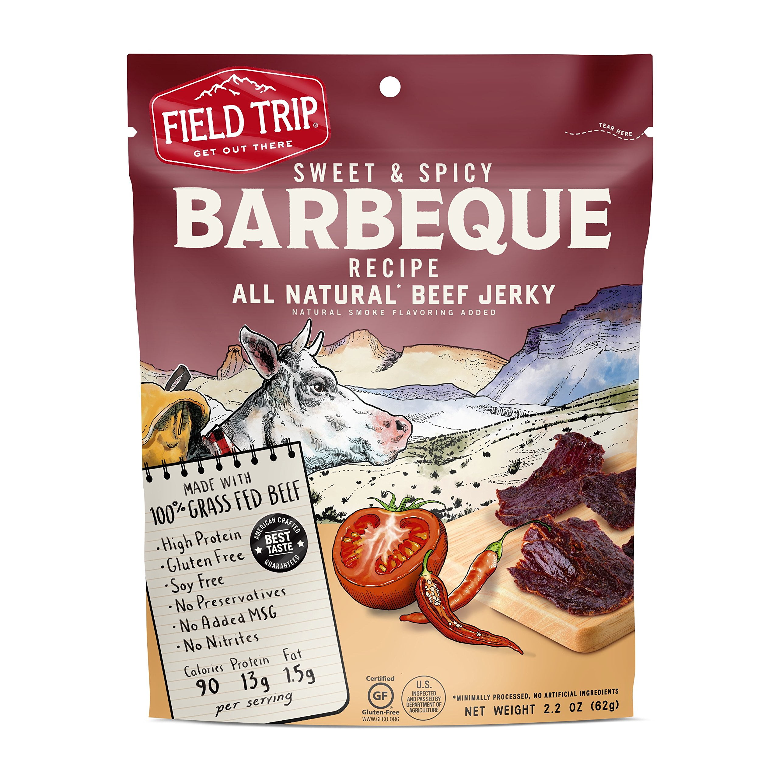 Field Trip Pork and MGF3 Beef Jerky Sticks Keto Gluten Free Jerky