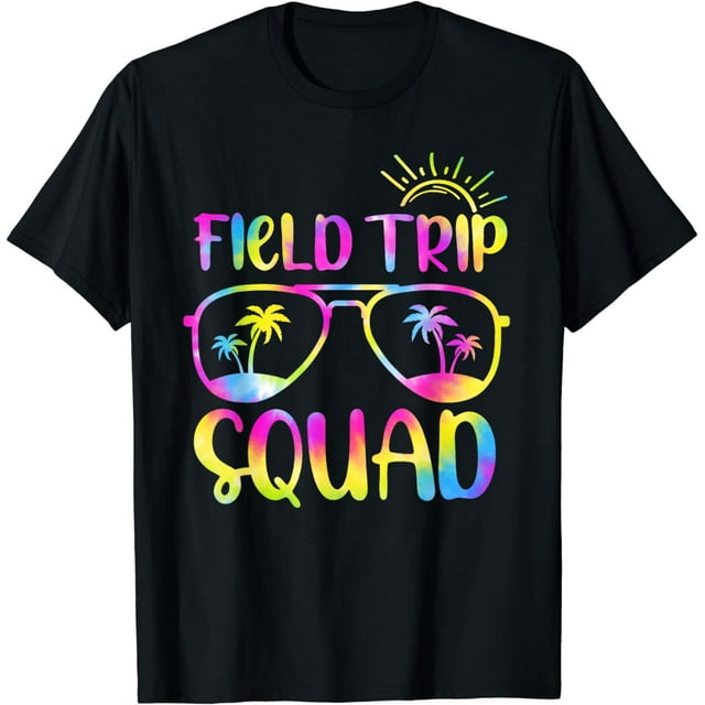 Field Trip Squad Funny For Teacher Kids Field Day 2024 T-Shirt ...