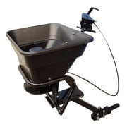 Field Tuff 12V ATV Hitch Mount Receiver 80 Pound Fertilizer Spreader 2 Pack