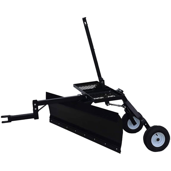 Field Tuff 60 Inch Wide Tow Behind Adjustable ATV and UTV Grader Blade, Black