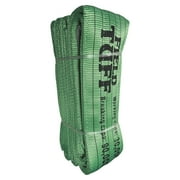 Field Tuff FTF-733TS Heavy-Duty Tow Strap with Reinforced Loops, 7 Wide x 30 Long, Green