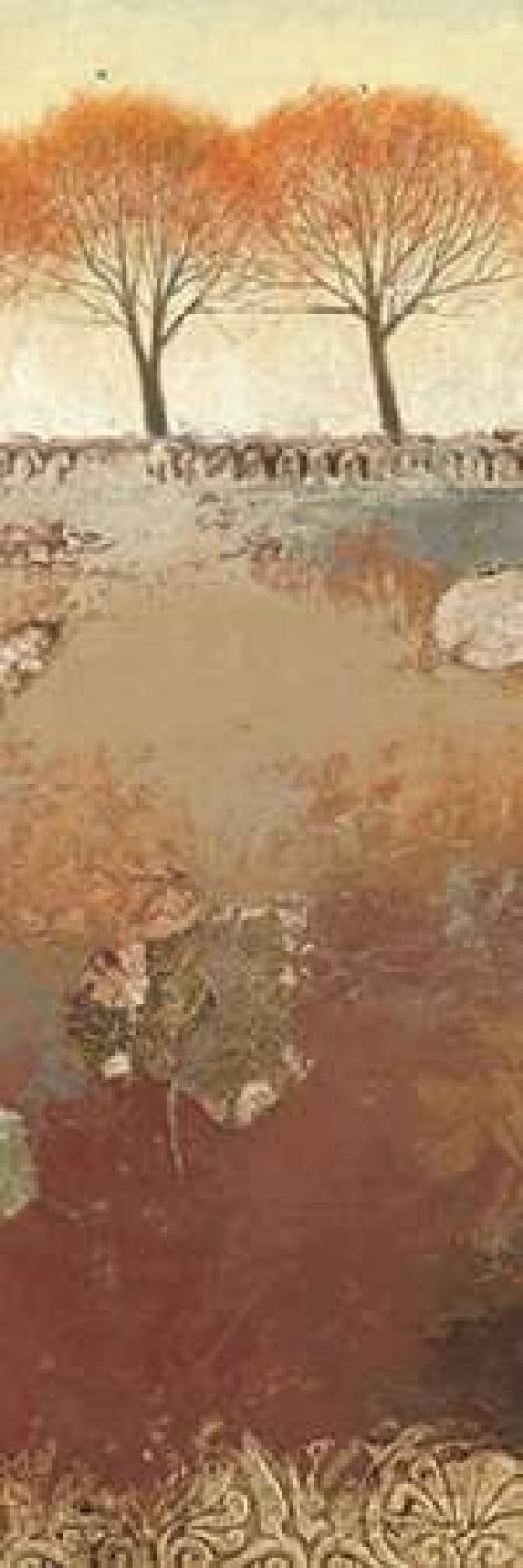 Field and Forest Panel III Canvas Art - James Wiens (8 x 24)