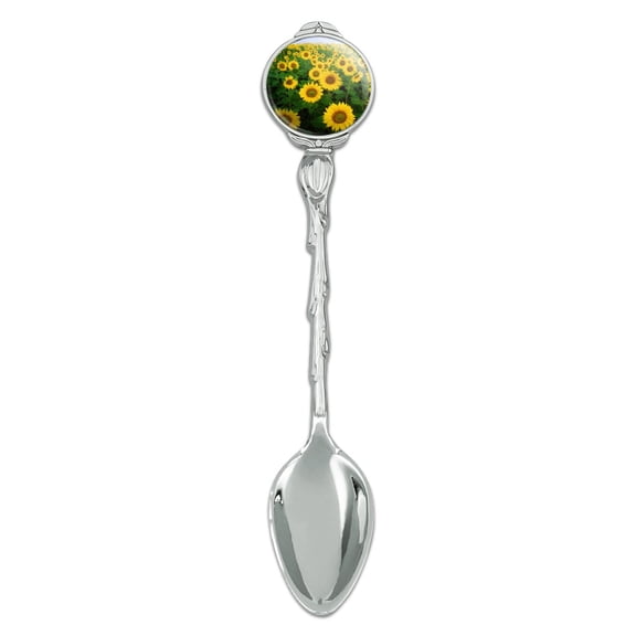 Field of Sunflowers Novelty Collectible Demitasse Tea Coffee Spoon