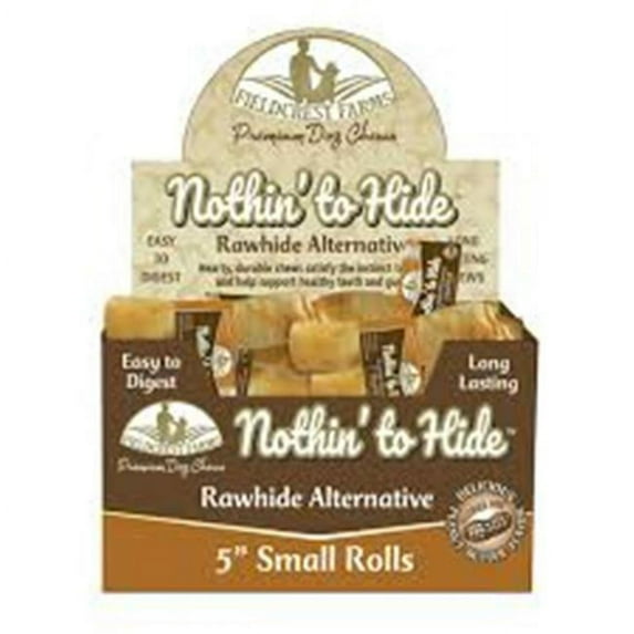 Fieldcrest Farms 166BX 5 in. Nothin to Hide Rawhide Alternative Rolls