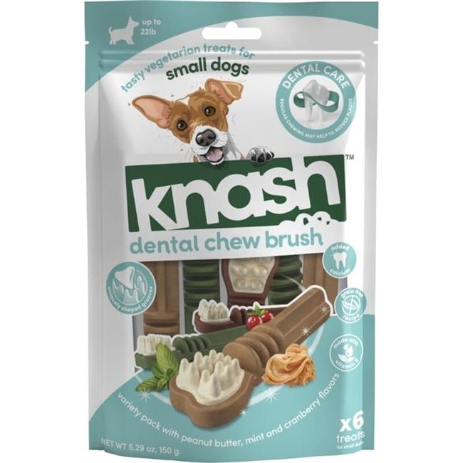 Fieldcrest Farms 7718 Nothin to Hide Knash Dental Brush - Small - Pack of 6