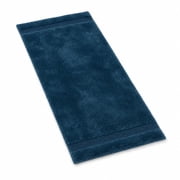 Fieldcrest Spa Bath Runner Rug, Deep Blue, 24 in. x 60 in., Cotton Blend