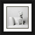 thumbnail image 1 of Fielding, Edward M. 26x26 Black Ornate Wood Framed with Double Matting Museum Art Print Titled - White on White, 1 of 4