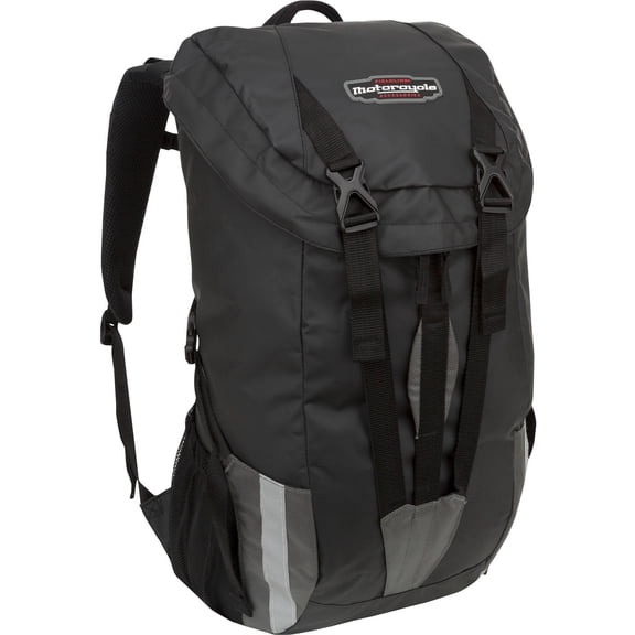 Fieldline 34.9 Liter All-Weather Black Motorcycle Rear Backpack