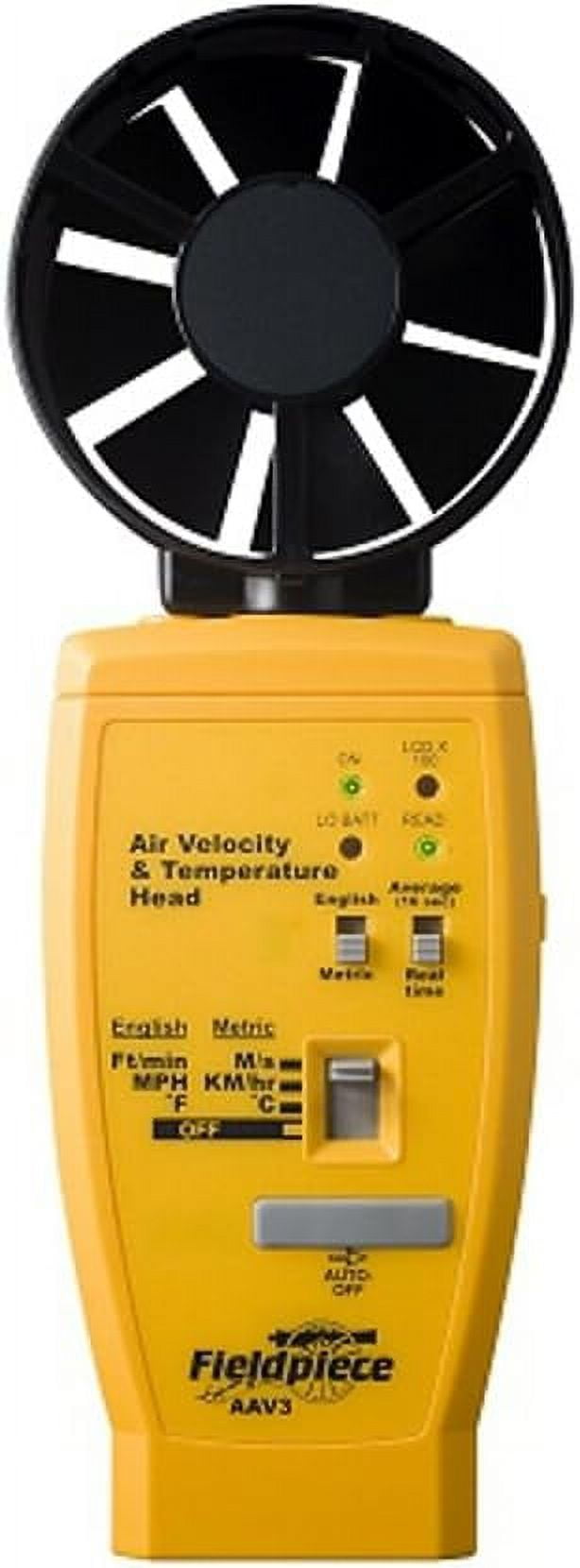 Fieldpiece AAV3 Anemometer Air Velocity and Temperature Accessory Head